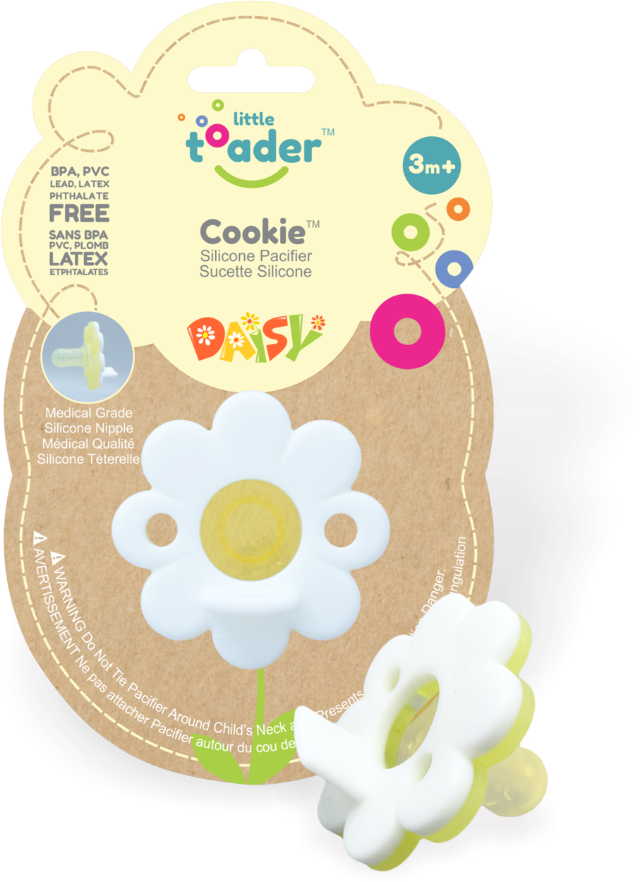 Pacifier White Daisy - Circle (1209x1484), Png Download