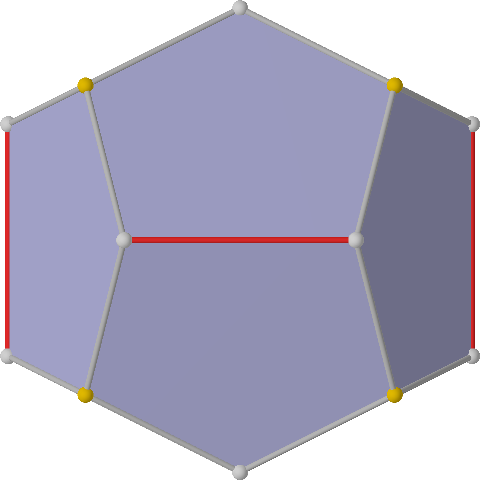 Polyhedron Pyritohedron From Red Max - Umbrella (1664x1662), Png Download