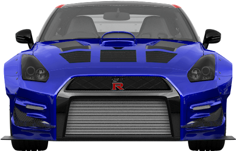 Nissan Gt-r'10 By Hitman Agent 47 - Nissan Gt-r (1004x500), Png Download