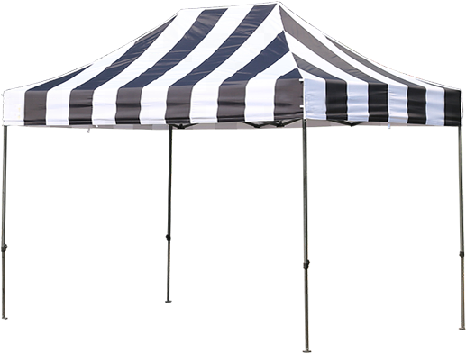 Kk 10x15' Cheap Marquee Stripe Instant Canopy Tent - Canopy (640x640), Png Download