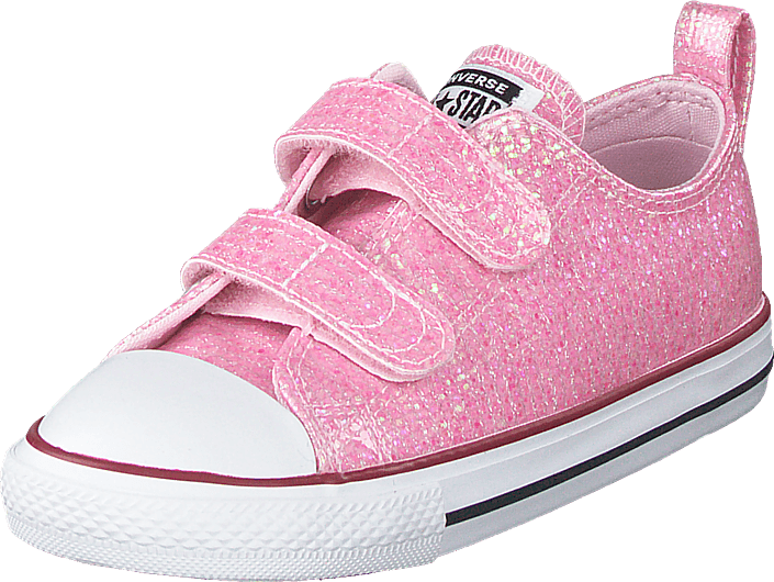 Chuck Taylor Ox Sparkle Pink Foam - Skate Shoe (705x530), Png Download