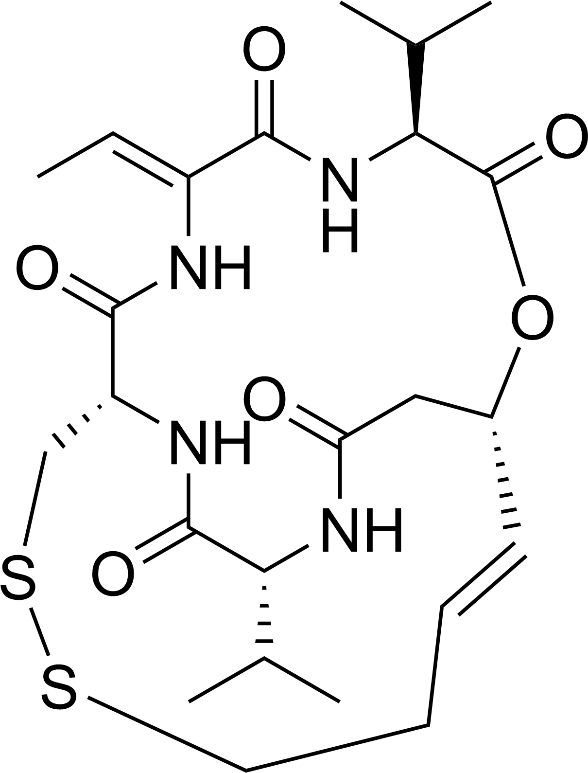 Romidepsin Structure - N Benzyl Alanine Methyl Ester Hydrochloride (1236x1604), Png Download