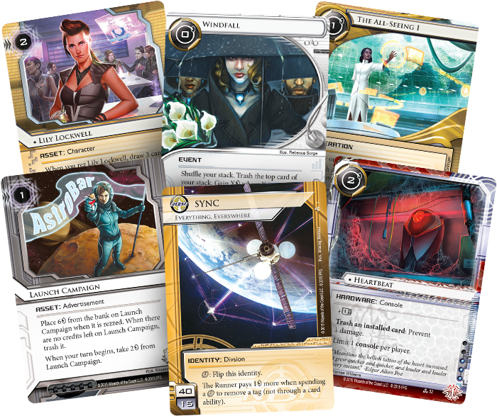 Netrunner The Card Game - Data And Destiny Netrunner (700x587), Png Download