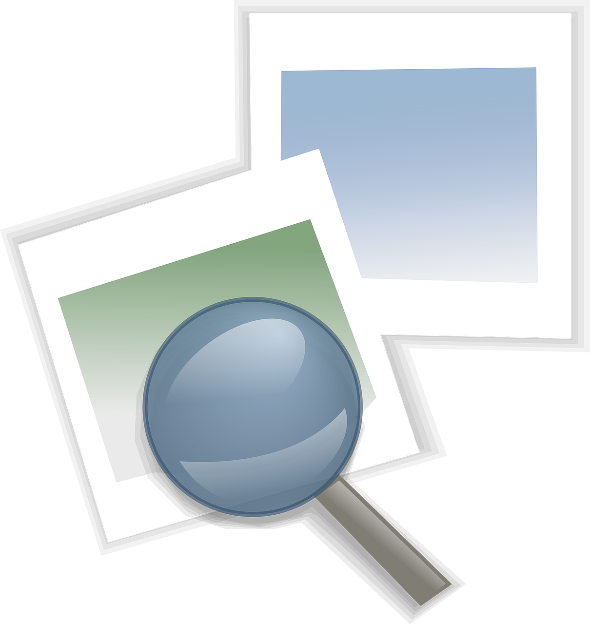 Magnifying Glass Enlarge Magnify - Copyright Icon (1210x1280), Png Download