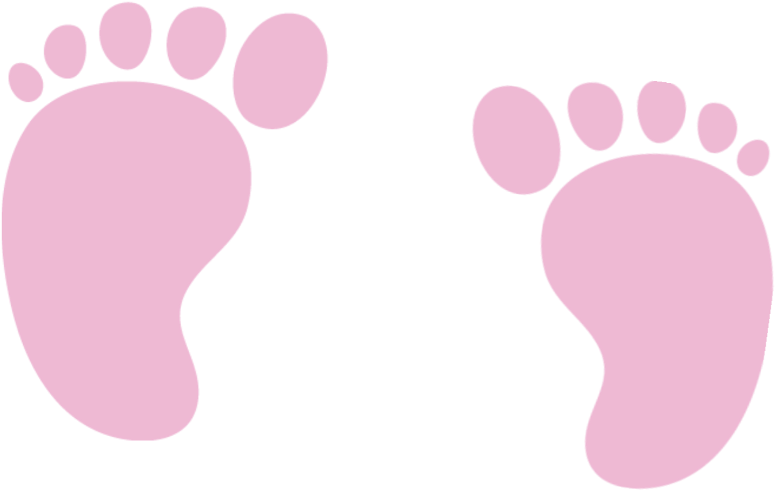 Babyfeet Sticker - Vector Graphics (1024x803), Png Download