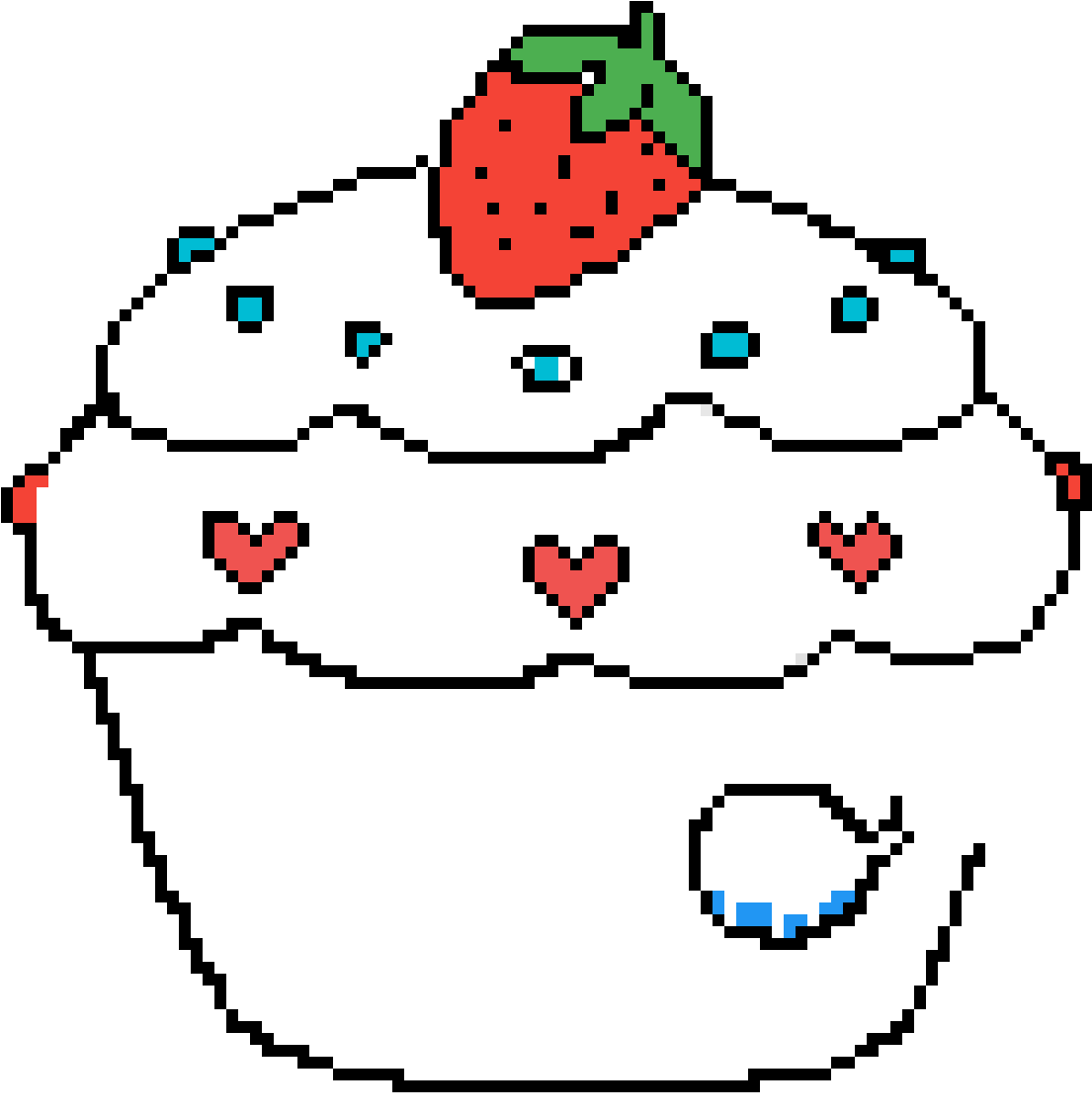 Cute Cupcake (1200x1200), Png Download