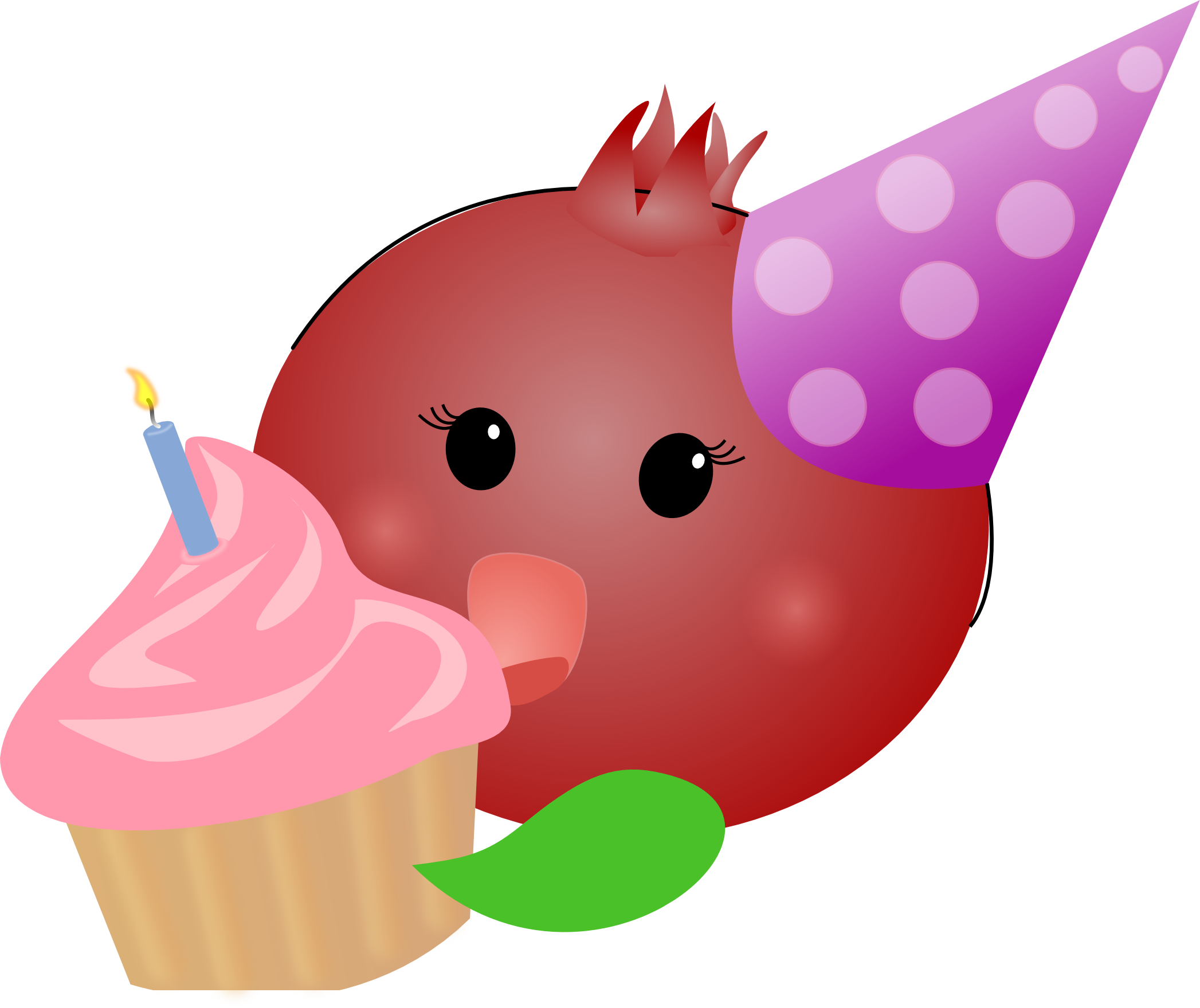 She Is So Cute Birthday Pommie Is Going To Be On The - Pomegranate Birthday (2094x1759), Png Download