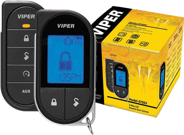 Viper 4706v 2-way Remote Starter - Viper Lcd 2 Way Remote Start System (750x750), Png Download