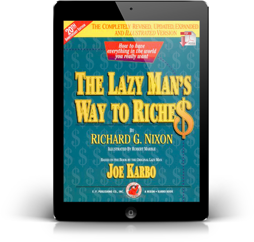 Lazy Mans Way Success Shop - The Lazy Man's Way To Riches (911x1023), Png Download