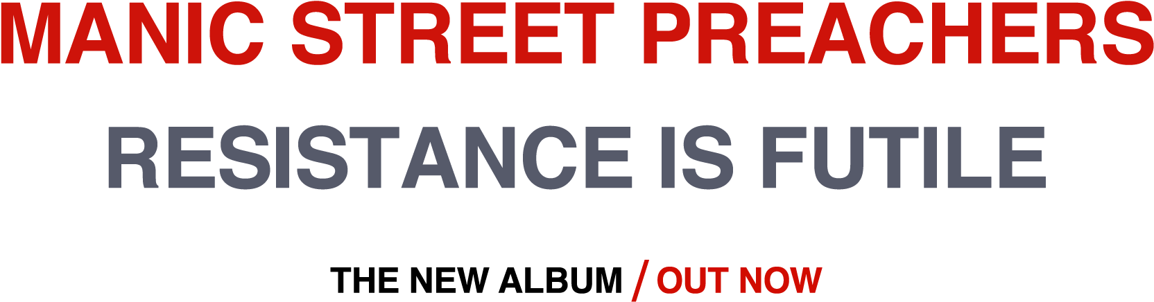 Manic Street Preachers - Colorfulness (2160x624), Png Download