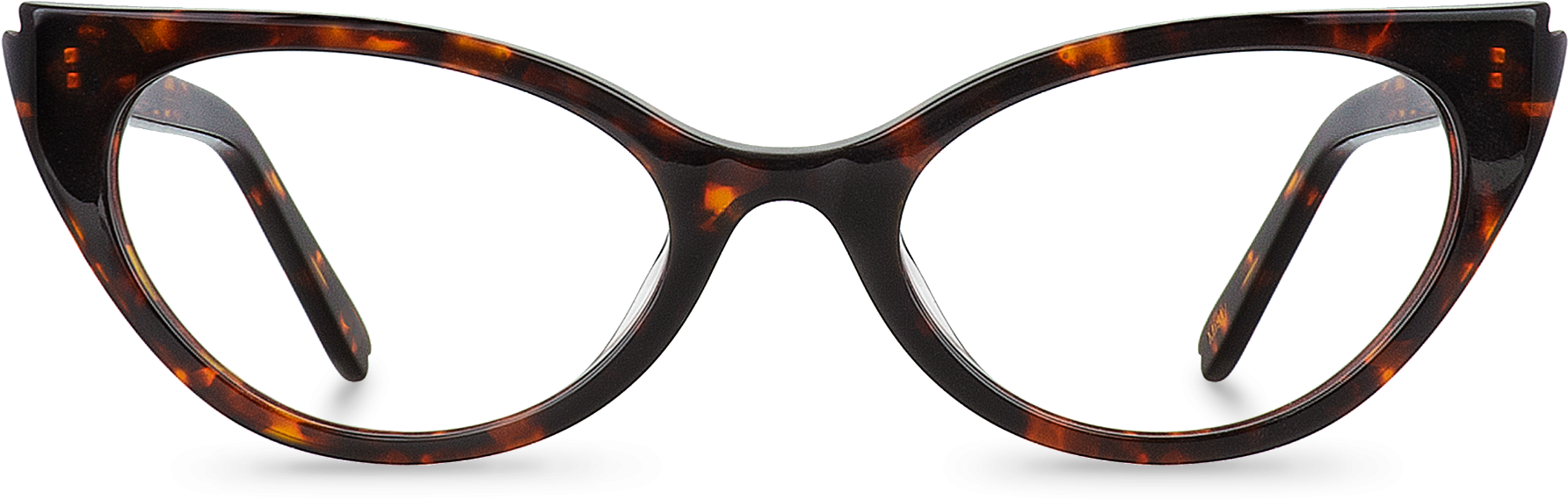Front View Of Misty Butterfly Glasses Made From Tortoiseshell - Sabine Be Addict (1800x1200), Png Download