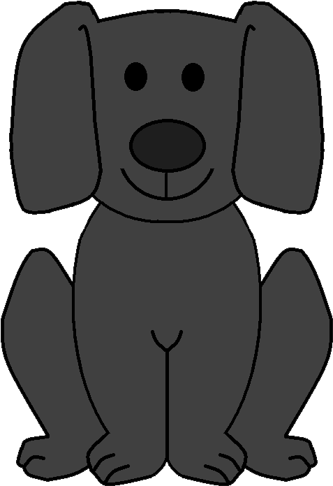 Download The Files Here - Dog Clipart Front View (503x717), Png Download