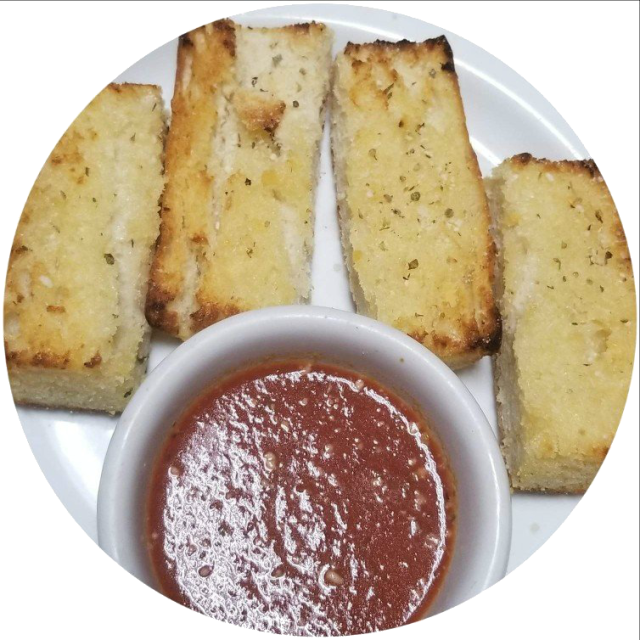 Italian Cuisine - Garlic Bread (640x640), Png Download
