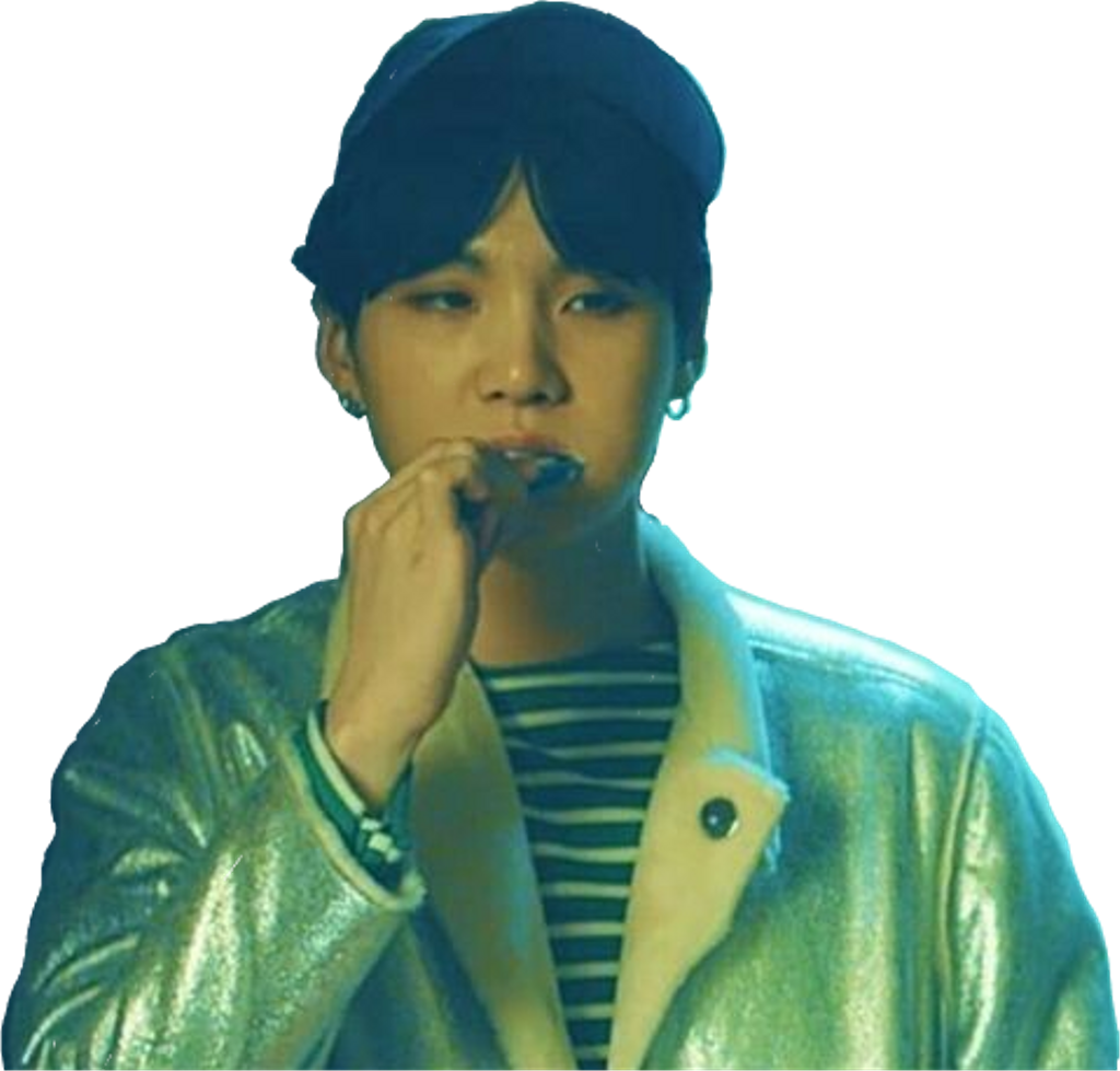 Sticker Suga Bts Minyoongi Tumblr👽 Kpop - Bts Suga Spring Day (1024x979), Png Download