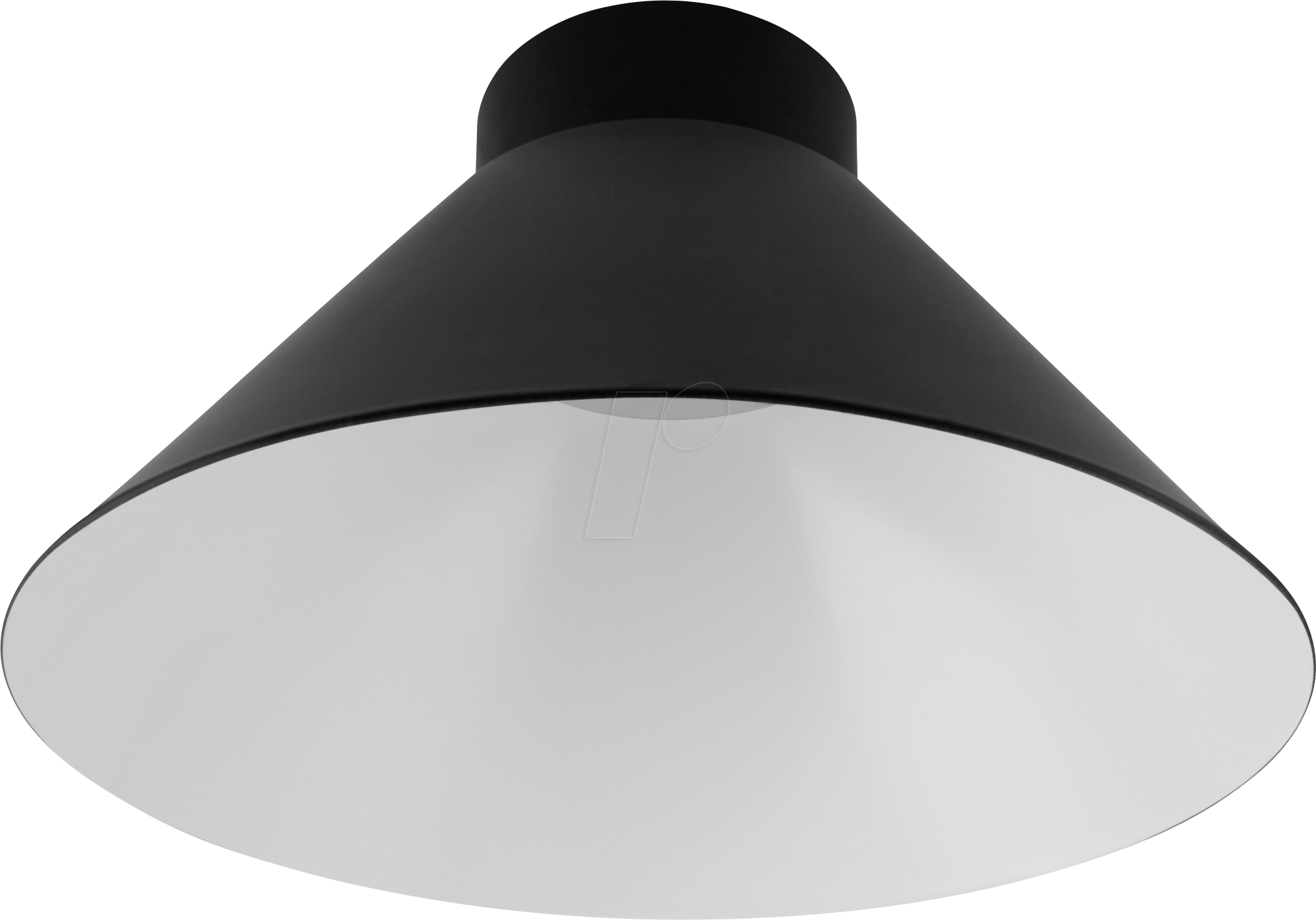 Lampshade Cone Für Vintage 1906 Pendulum, Black / White - Lampshade (2006x1402), Png Download
