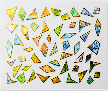 Broken Glass Nail Stikers - Illustration (600x600), Png Download