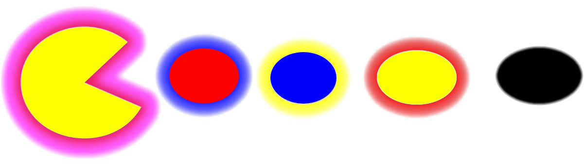 Pacman Transparent Background - Circle (1353x578), Png Download