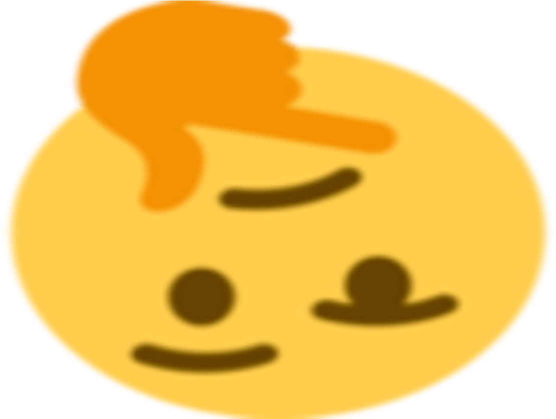 Thinking Emoji PNG HD