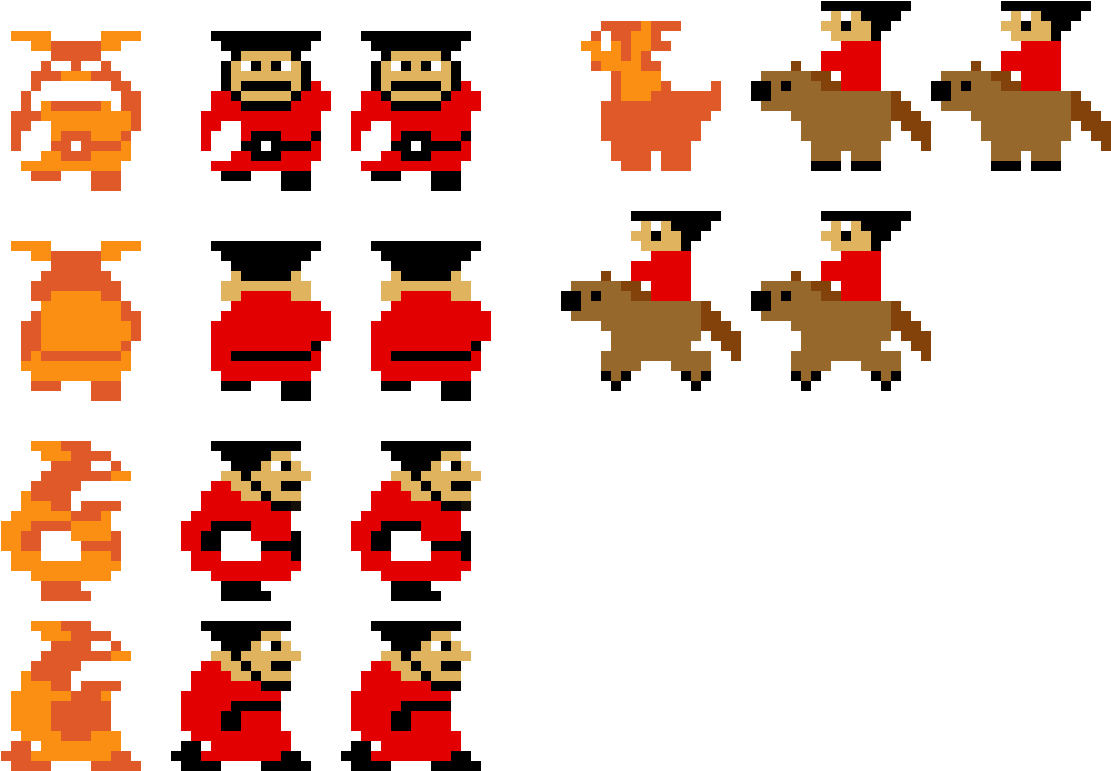 Enemies Sprites - Enemy Pixel Art Sprite (1150x800), Png Download