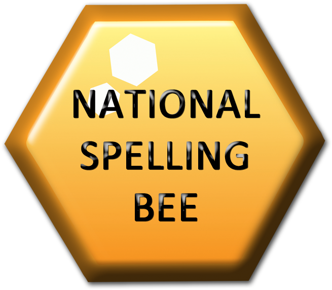 Nationalspellingbee - Sign (750x651), Png Download