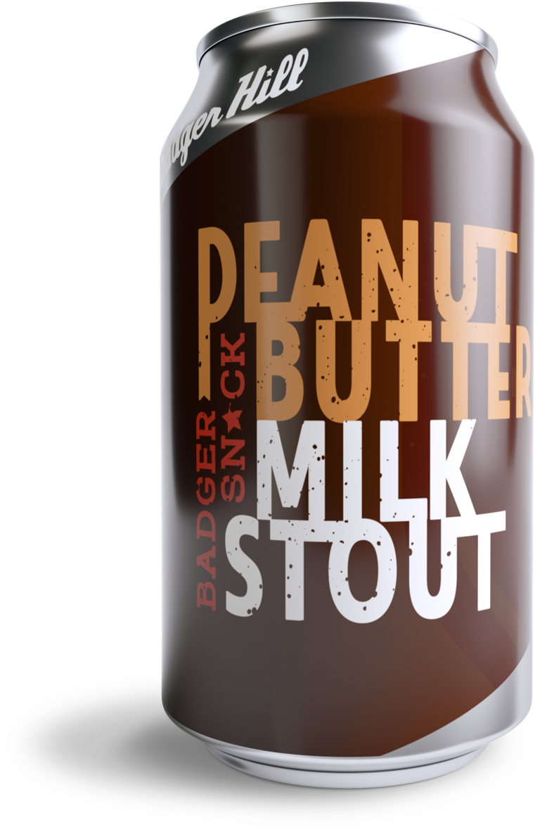 Badger Snack Peanut Butter Stout - Guinness (1000x1294), Png Download