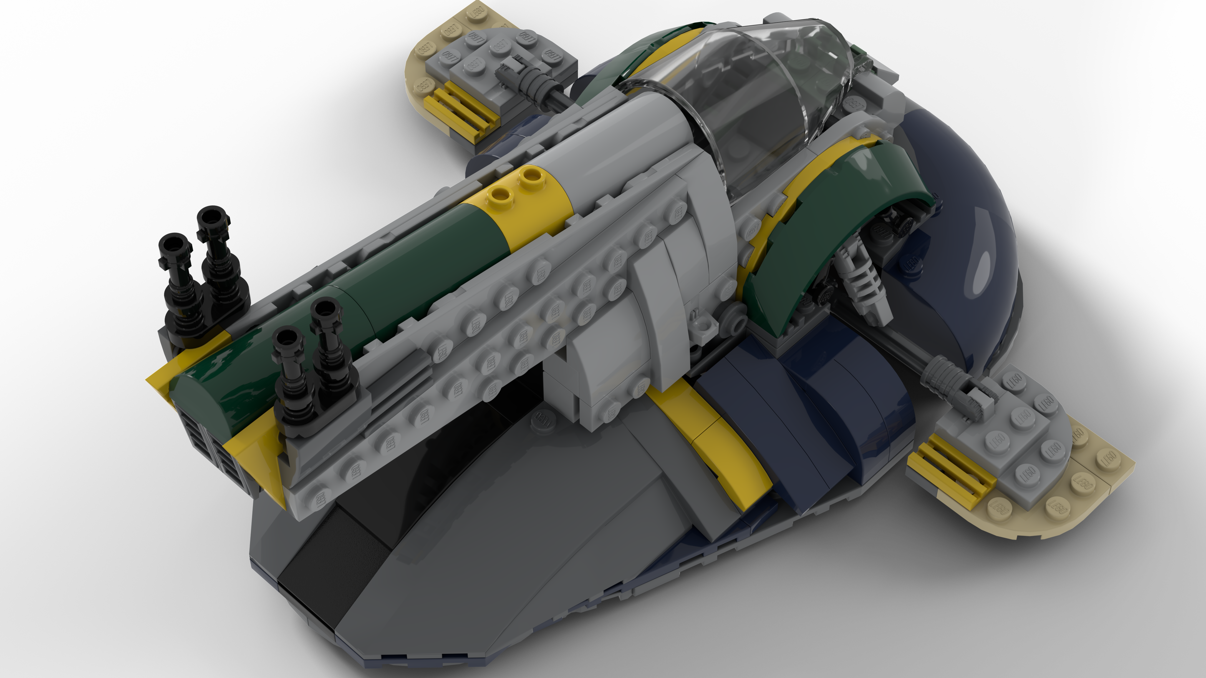 Imagejango's Slave - Slave 1 Lego Moc (4096x2304), Png Download