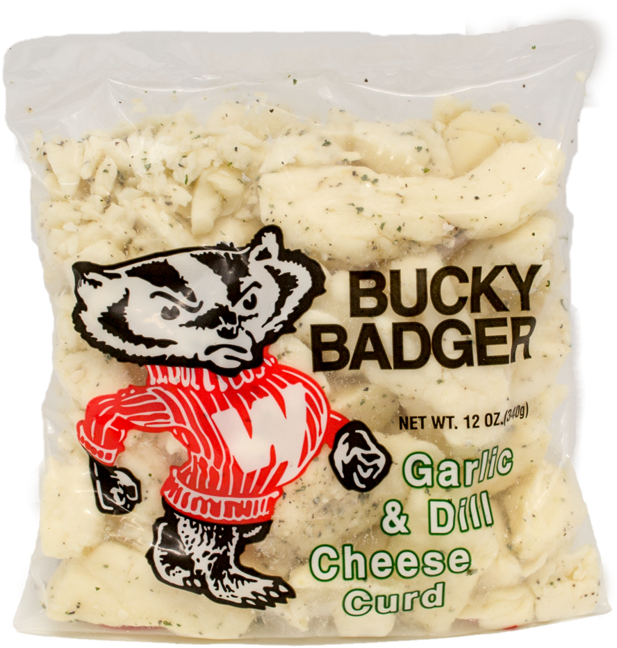 Bucky Badger Garlic And Dill Cheese Curds - Bucky Badger (1000x1000), Png Download
