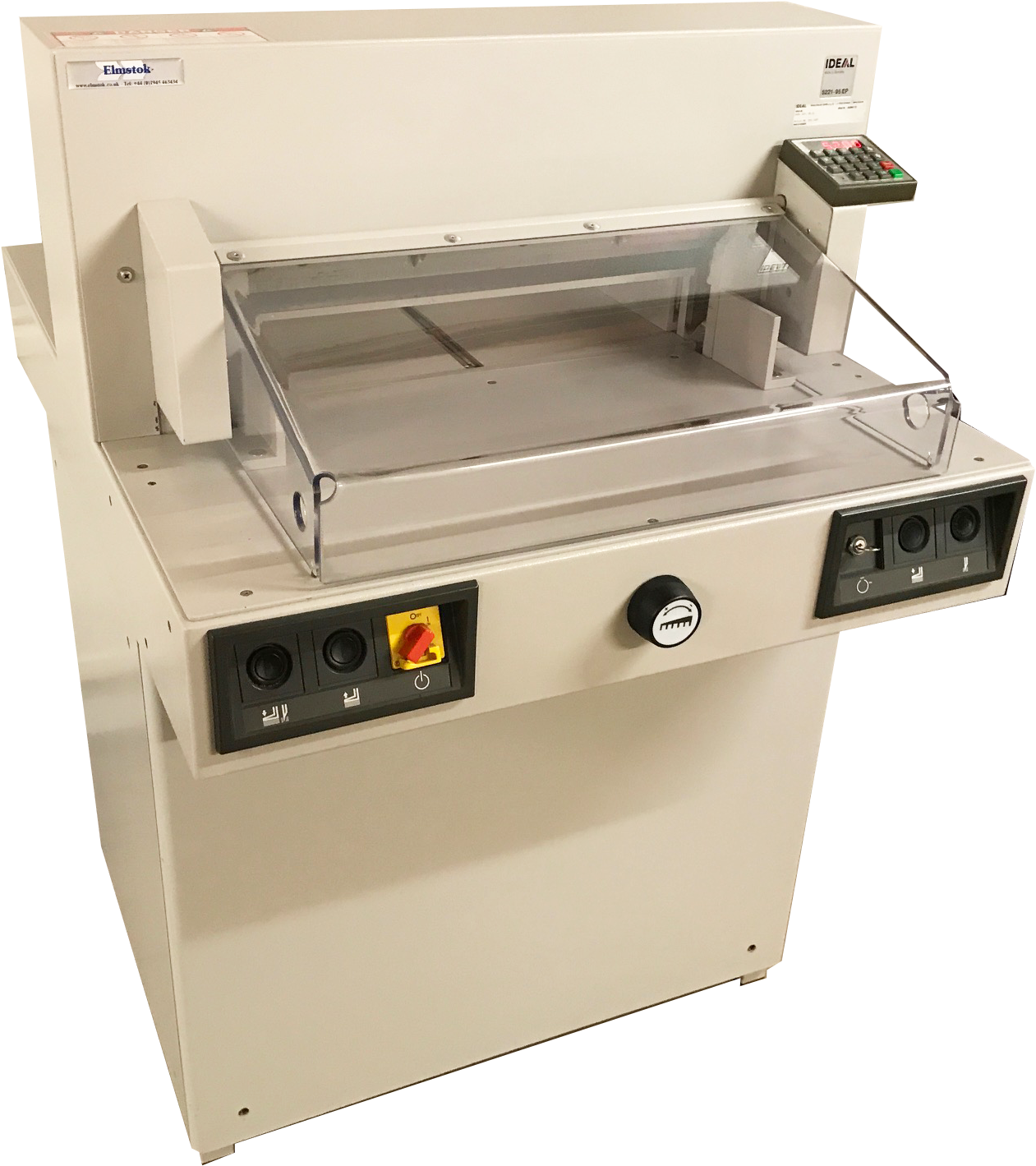 Pre Used Ideal 5221 95ep 9 Program Guillotine - Planer (1418x1418), Png Download