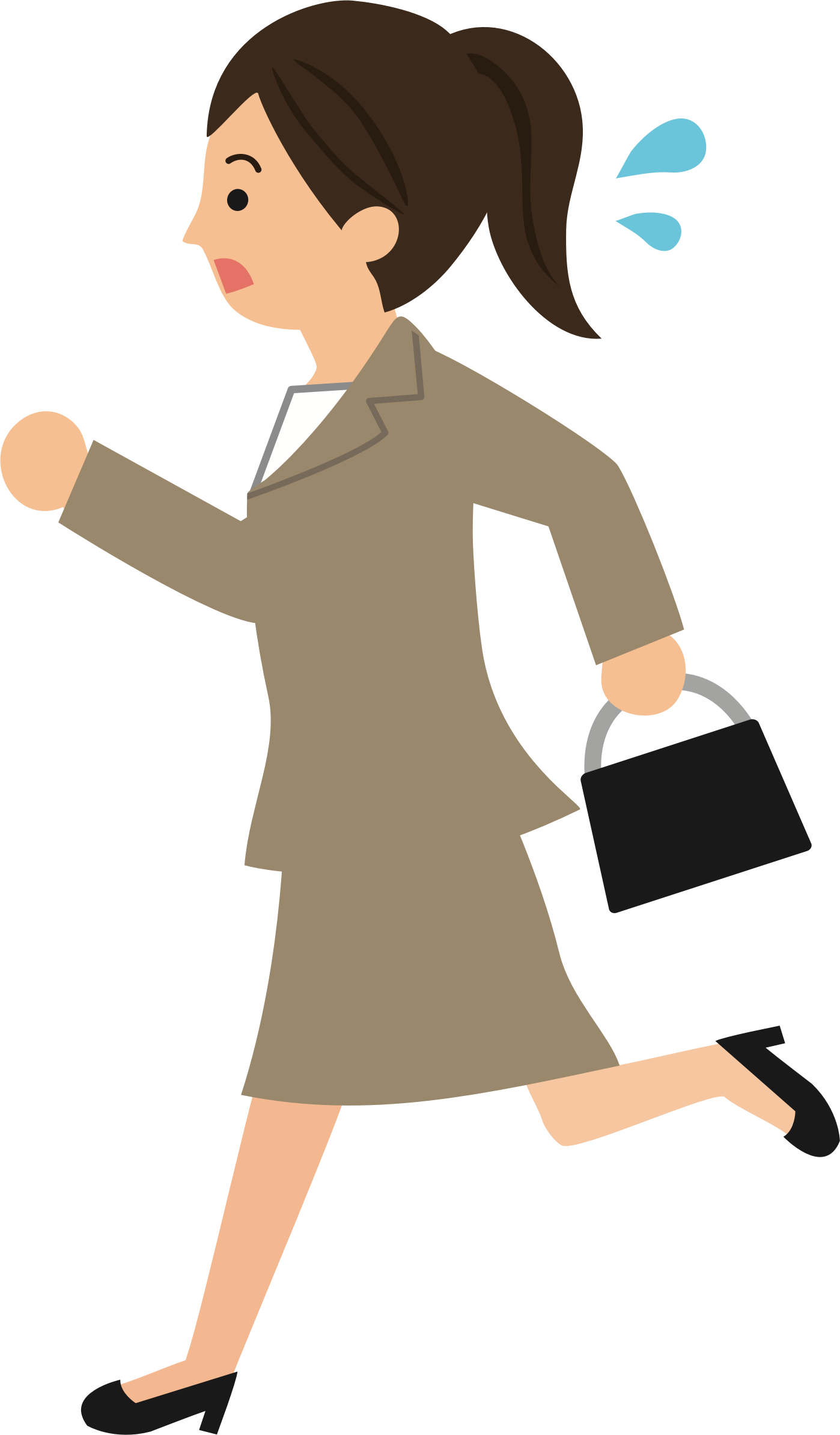 Late For Work Big Image Png Ⓒ - Late To Work Png (1398x2387), Png Download