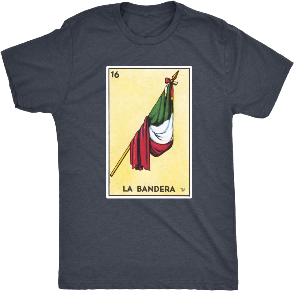 La Bandera Mexican Flag Card Mens T-shirt - Safe Space Shirt (1024x1024), Png Download