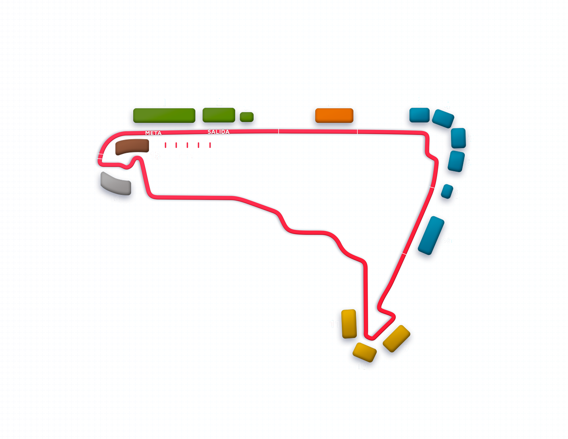 Mapa Formula 1 En México - Diagram (2200x1700), Png Download