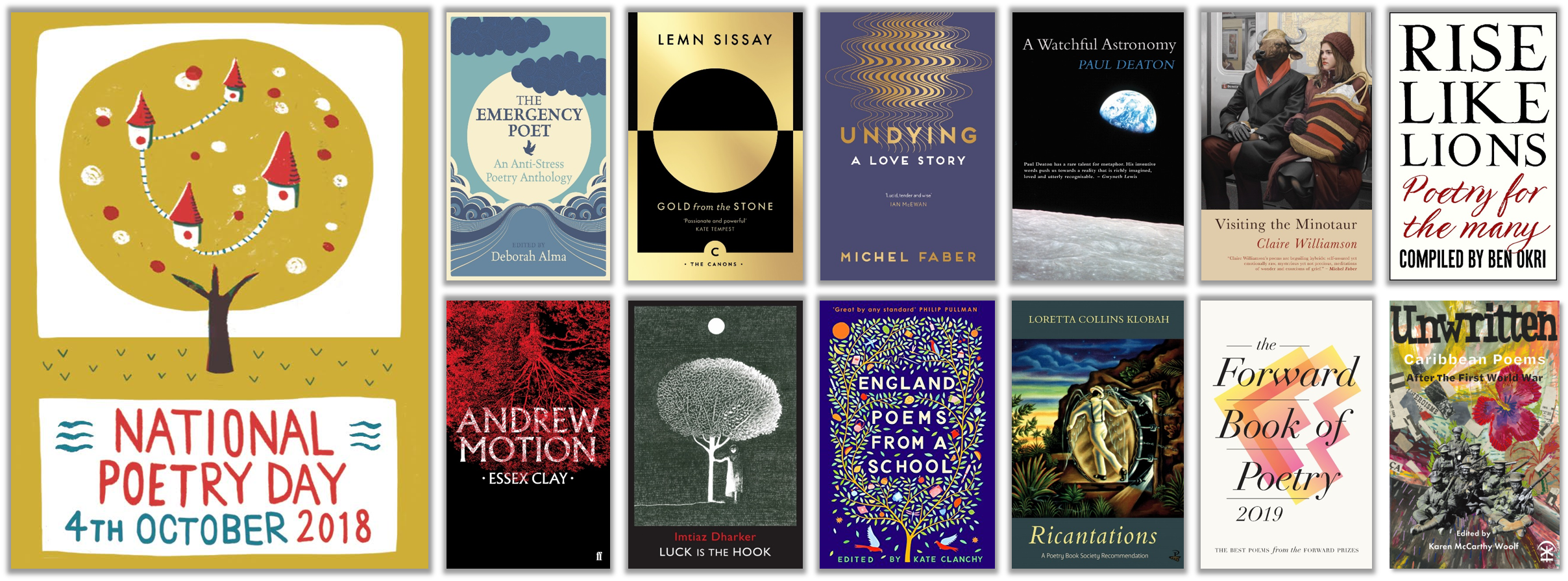 National Poetry Day - Poster (2416x895), Png Download