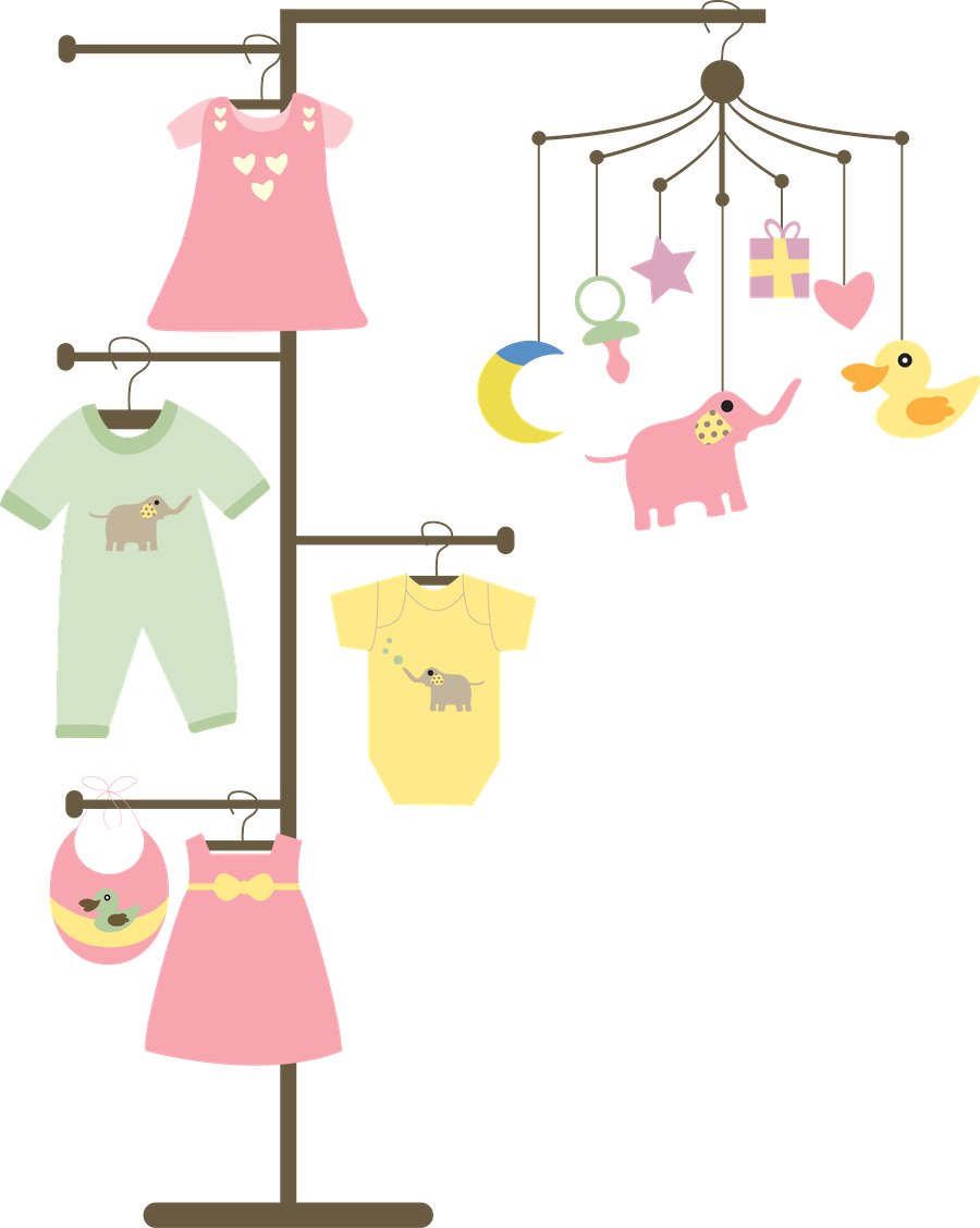 Girls Clips, Baby Clip Art, Baby Furniture, Baby Icon, - Child (900x1128), Png Download