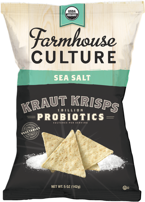 The First Ingredient In Our Crispy Kraut Krisps Is - Farmhouse Culture Kraut Krisps (497x695), Png Download
