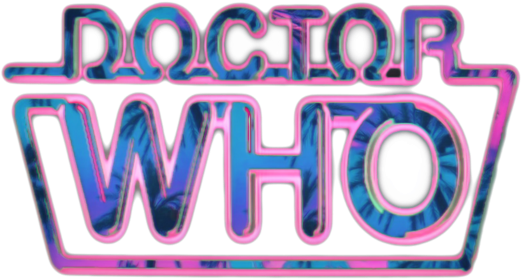 I Made A Vaporwave Doctor Who Logo - Doctor (800x456), Png Download