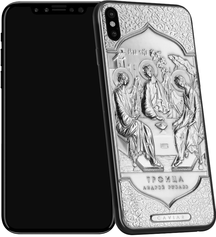Caviar Iphone X Credo Trinita Platinum - Caviar Iphone 7 Plus (790x909), Png Download