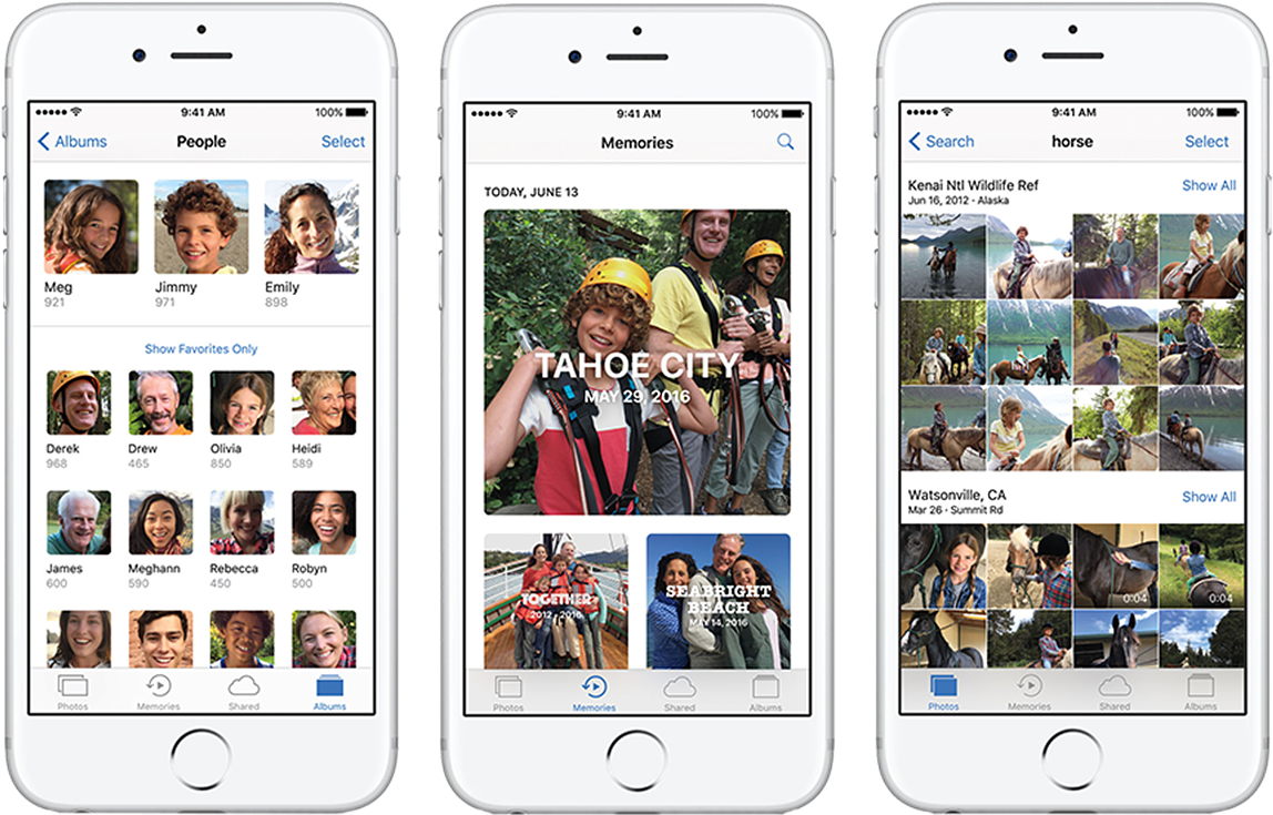 Apple Photos Gets Smarter In Ios 10, Macos 'sierra' - Ios 10 Photo Gallery (1200x1200), Png Download