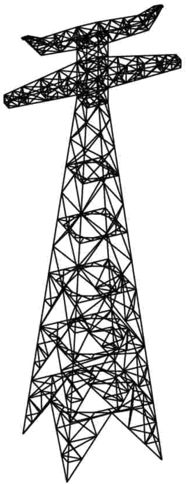 Transmission Tower Hq Image Free Png - Transmission Tower Transparent (400x994), Png Download