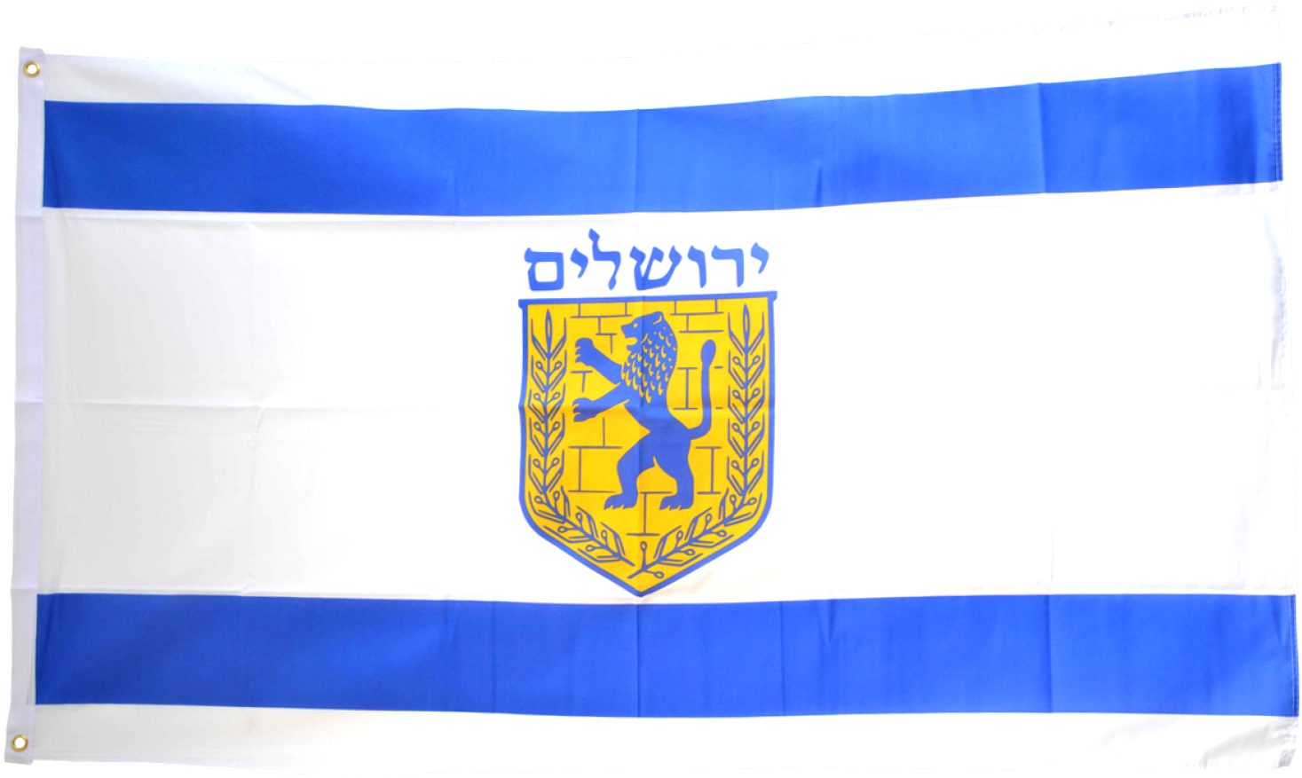 Israel Jerusalem Flag - Jerusalem (1500x932), Png Download