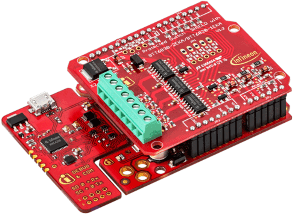 Shields For Arduino - Electronic Component (1013x800), Png Download