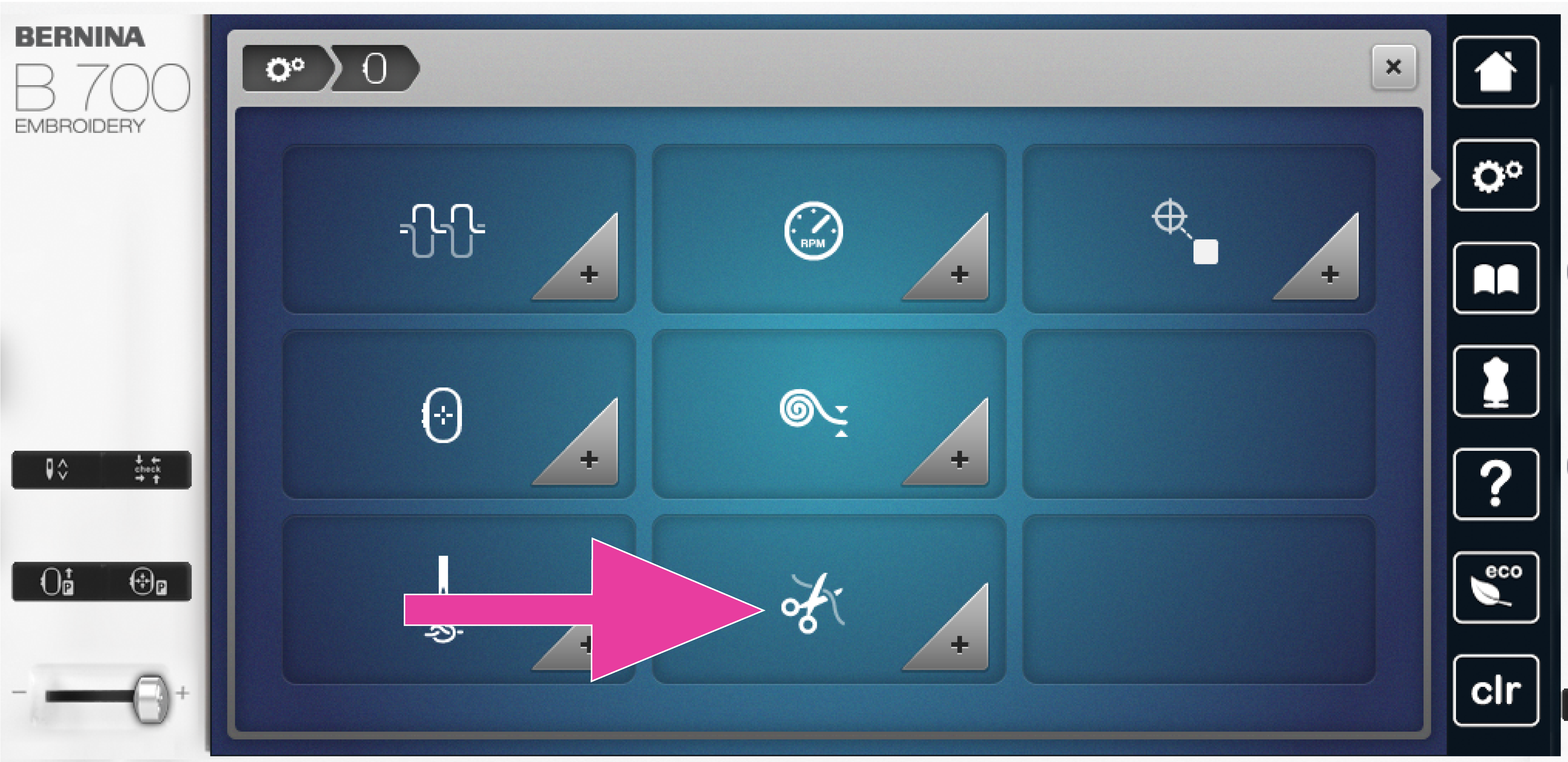 Touch The Scissors Icon - Led-backlit Lcd Display (6000x3750), Png Download
