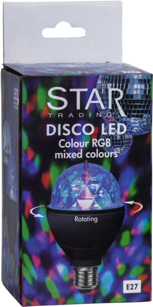 Led Lamp E27 Disco Led - Aquarium Lighting (600x600), Png Download