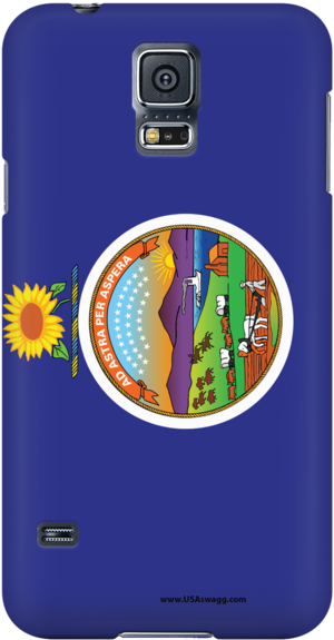 Kansas State Flag Phone Case Kansas State Flag, State - Iphone (600x600), Png Download
