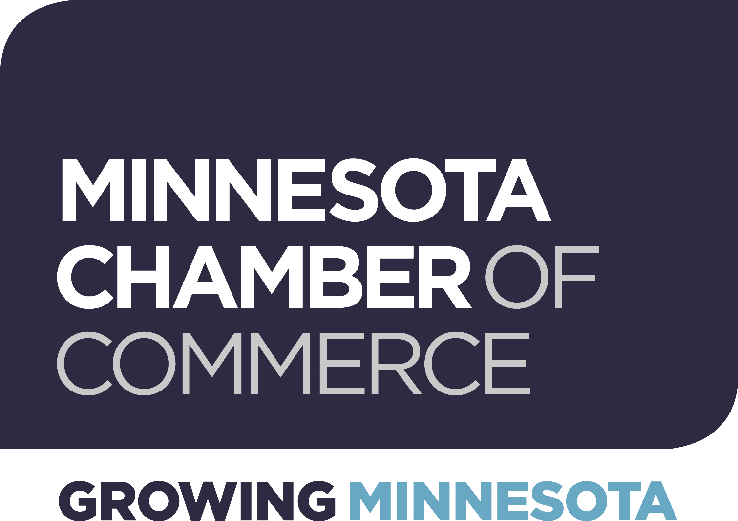 Home - Minnesota Chamber Of Commerce Logo (4061x1066), Png Download