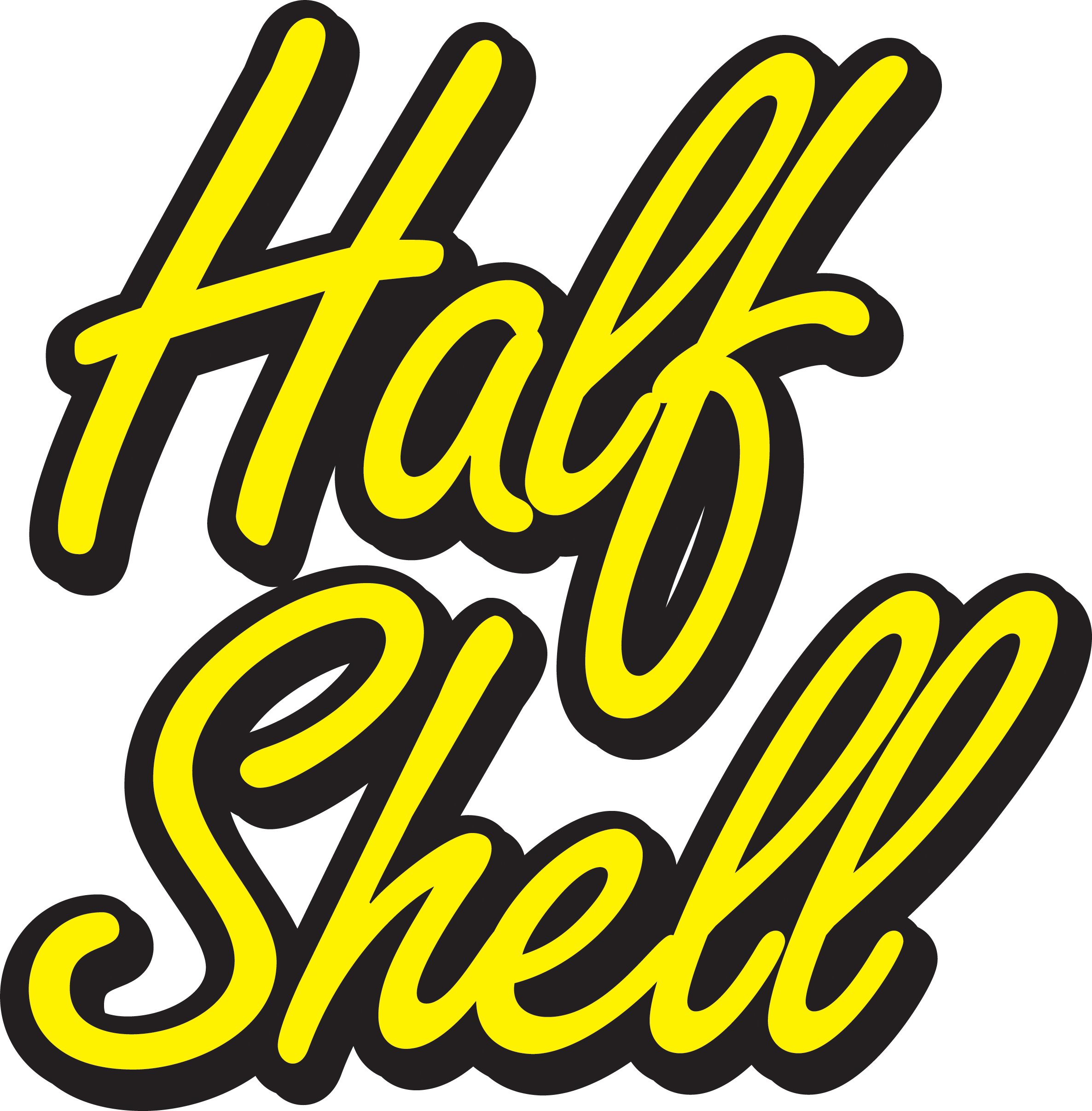 Half Shell Logo Words Copy - Illustration (2372x2414), Png Download