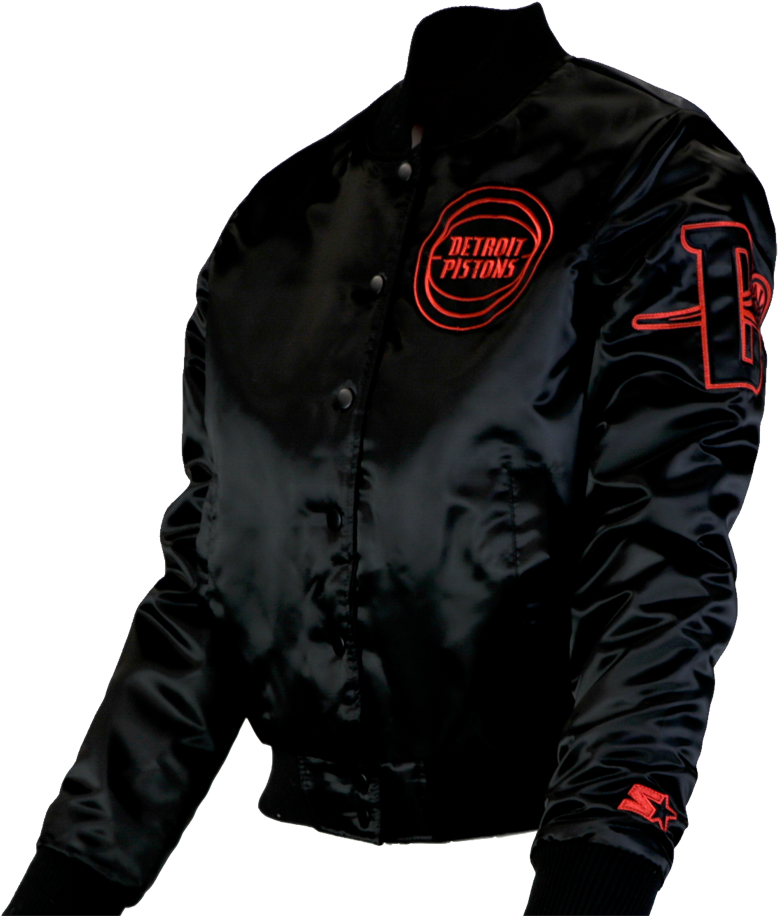 detroit pistons starter jacket
