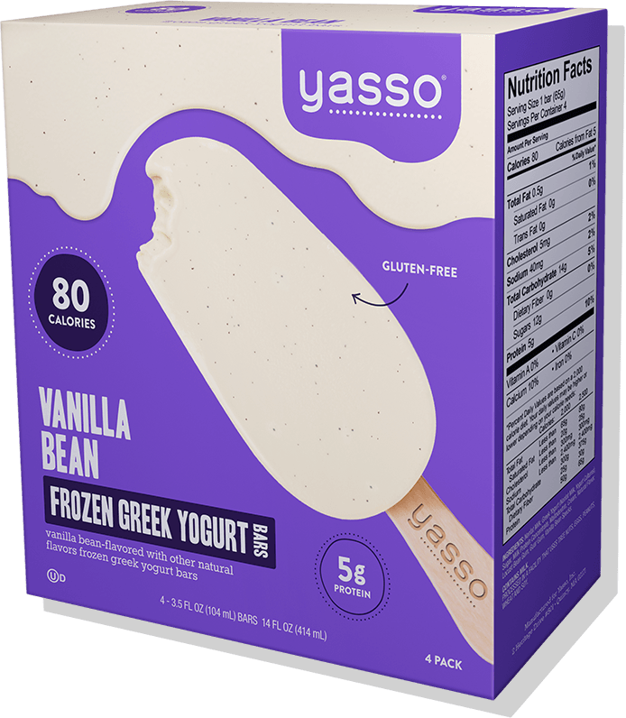 Cool Beans, It's Classic Vanilla Flavor With A Froyo - Yasso Ice Cream (694x796), Png Download