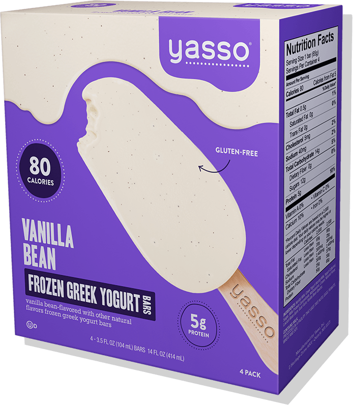 Cool Beans, It's Classic Vanilla Flavor With A Froyo Yasso Ice Cream