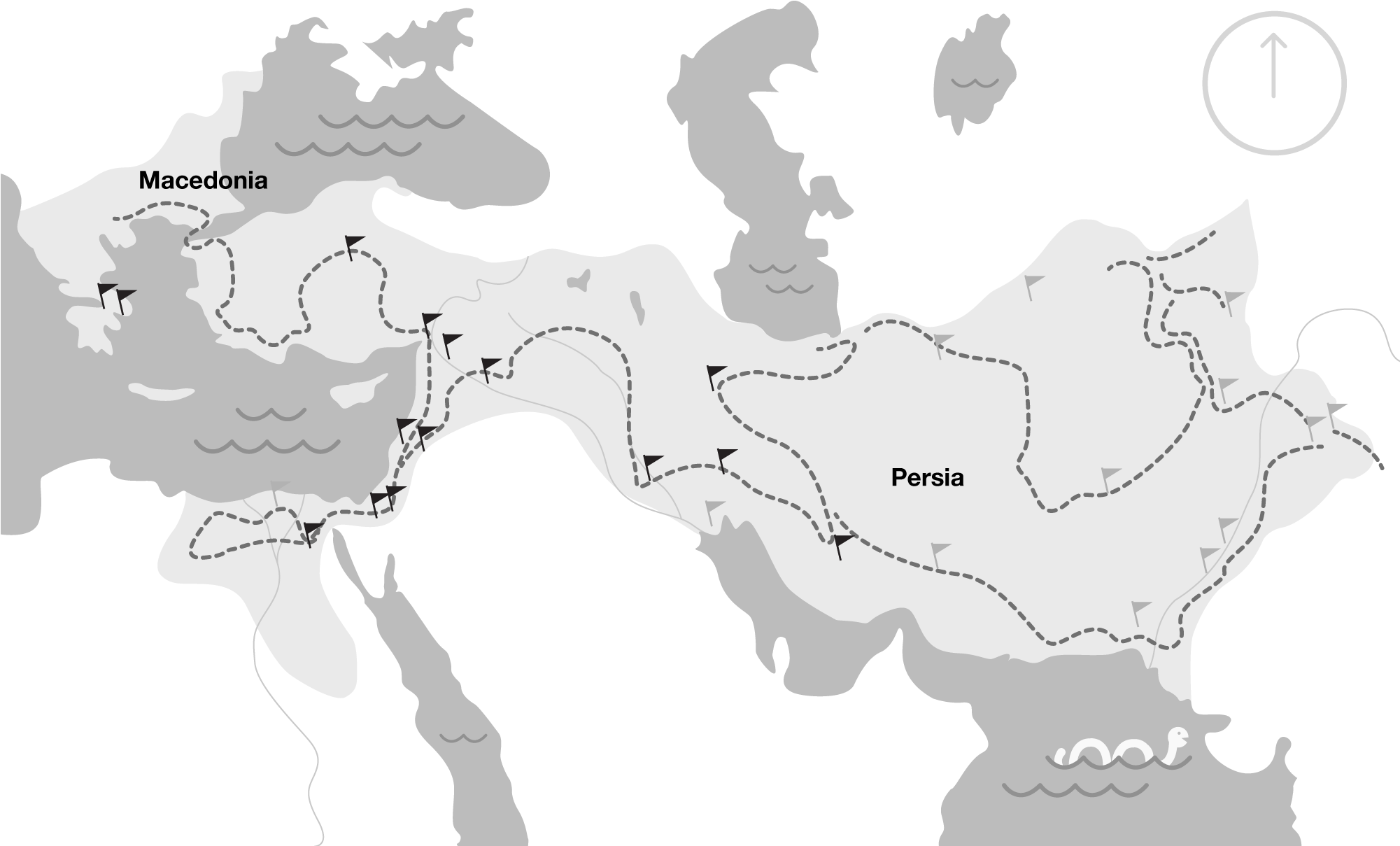 Facts Map Big - Cartoon Map Of Russia (2000x1250), Png Download