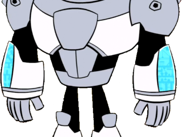 Cyborg Clipart Team Titans Go - Teen Titans Go Cyborg Drawing (640x480), Png Download